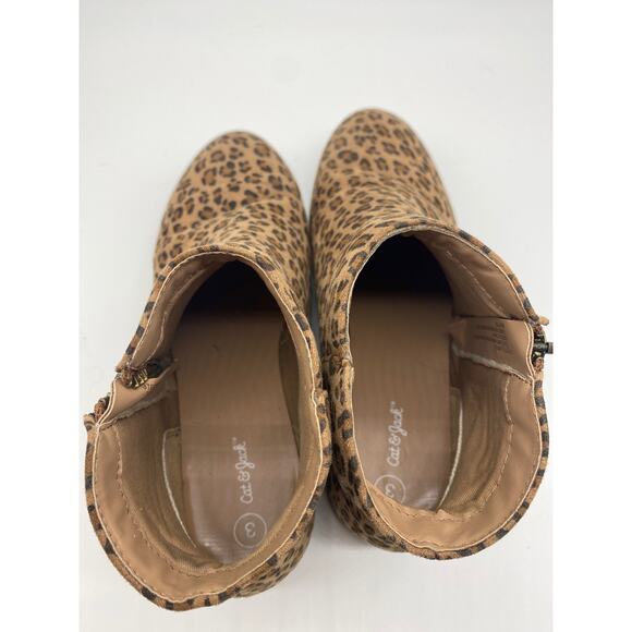 Girl’s Sz 3 leopard boots - Picture 5 of 9